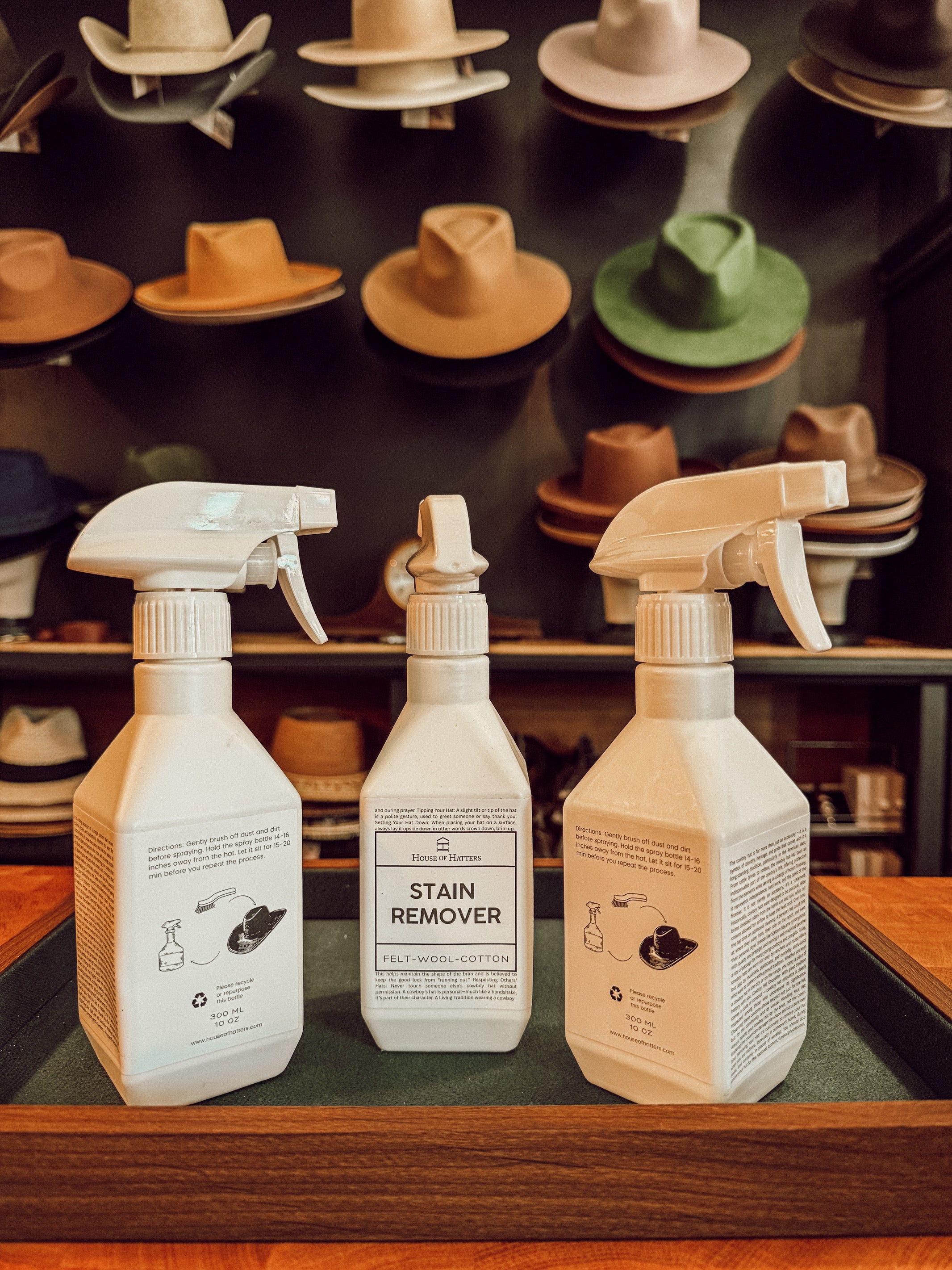 Cowboy Hat cleaner stain remover forhats