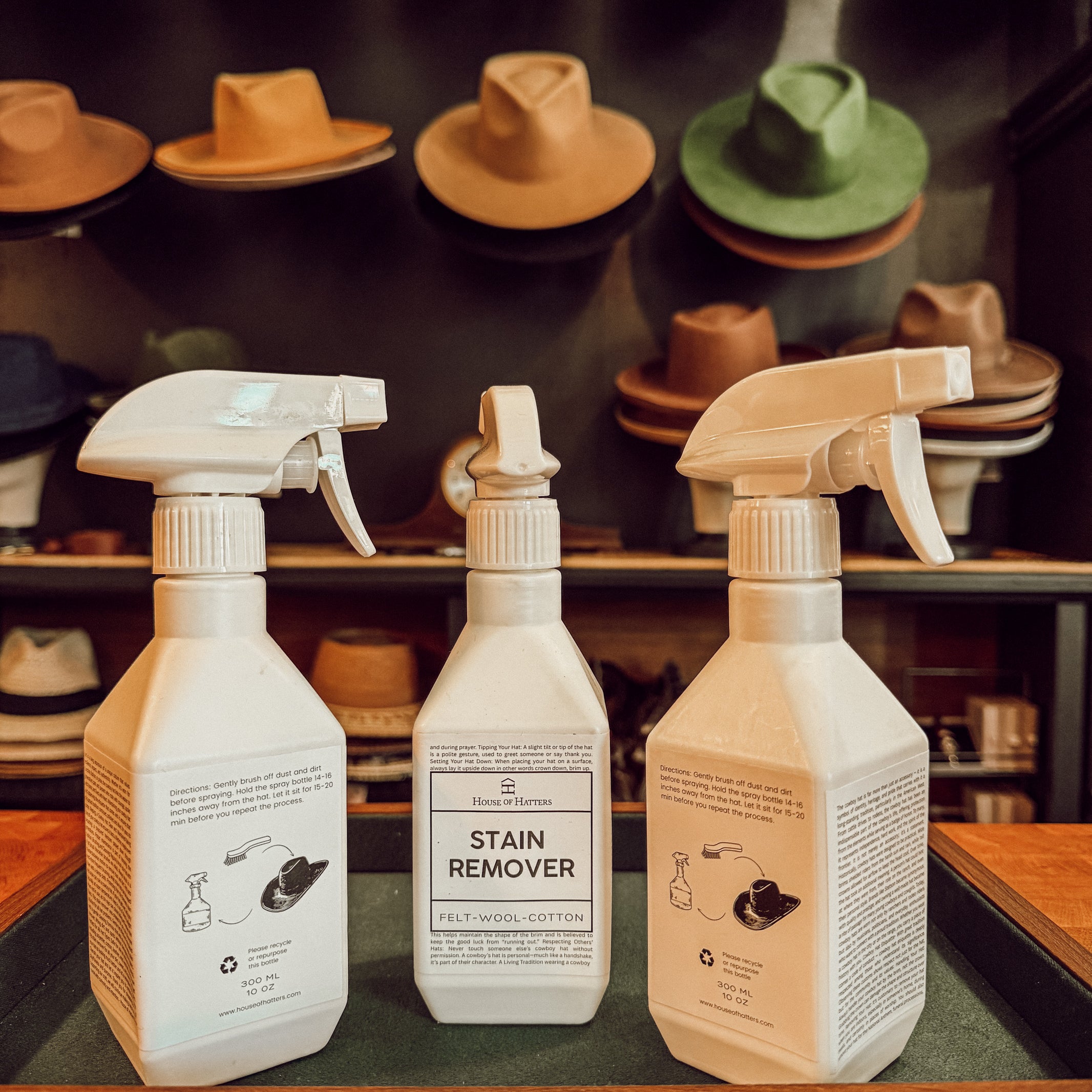 Cowboy Hat cleaner stain remover forhats