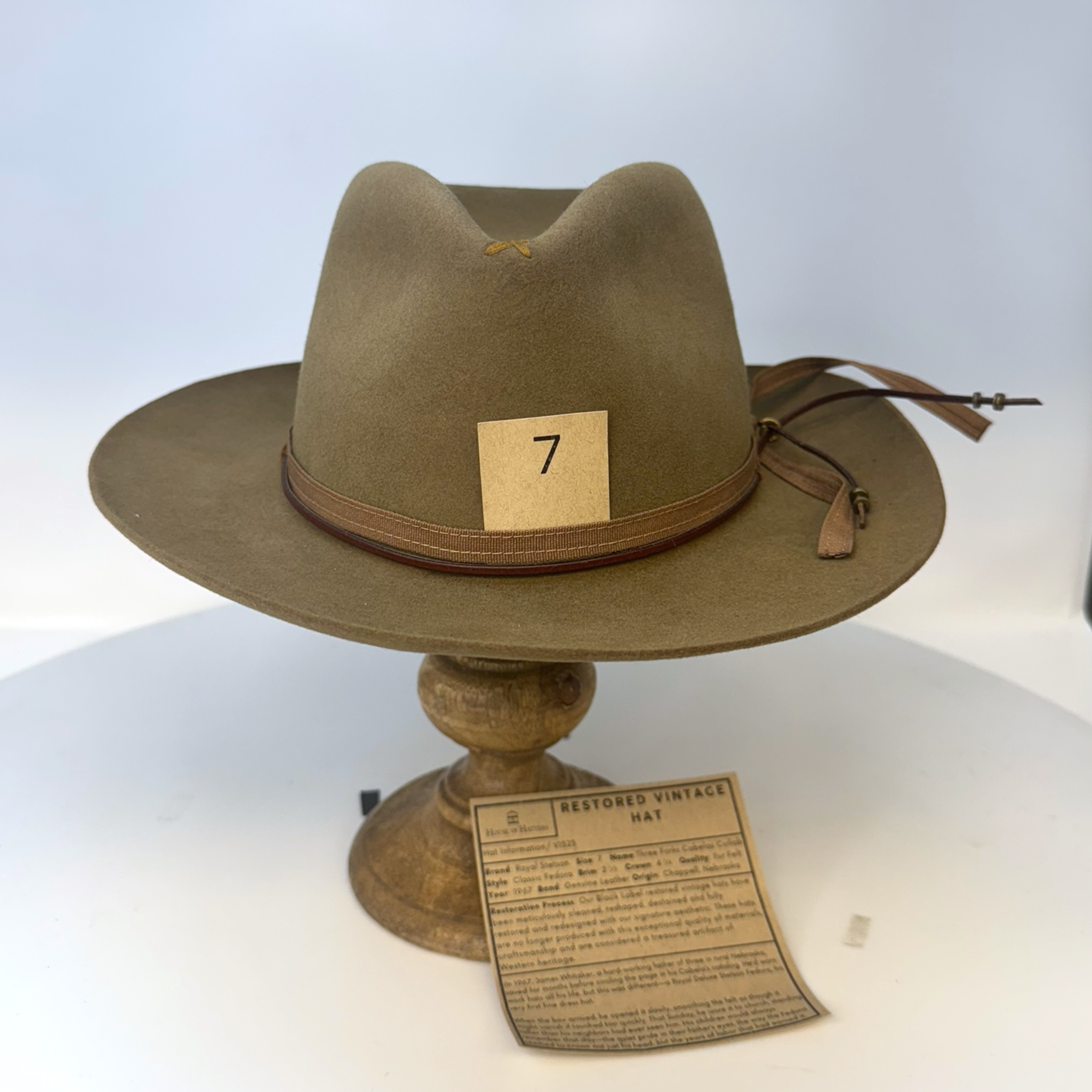 7 Royal Stetson Vintage Hat – House of Hatters 7 Royal Stetson Vintage Hat – House of Hatters