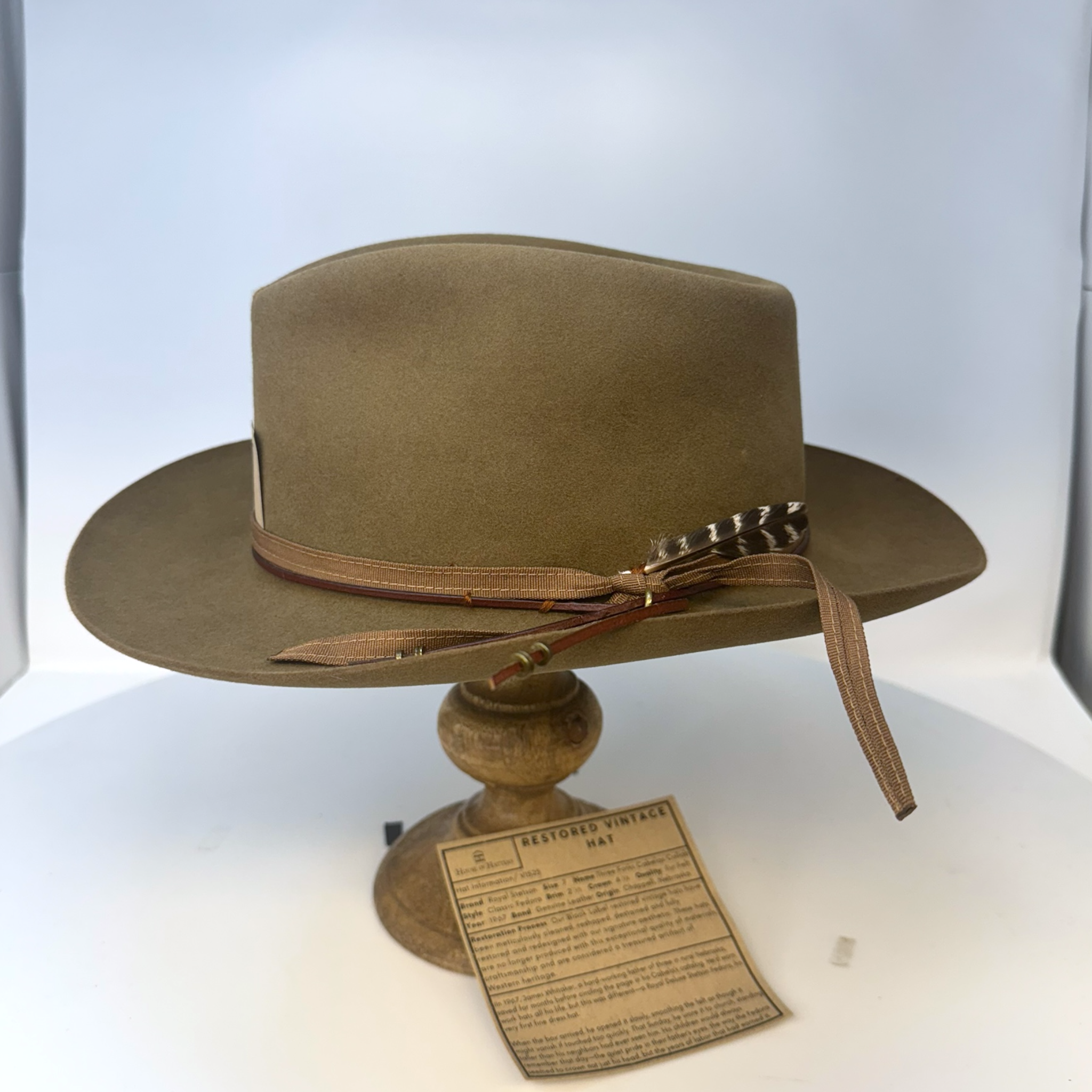7 Royal Stetson Vintage Hat – House of Hatters 7 Royal Stetson Vintage Hat – House of Hatters